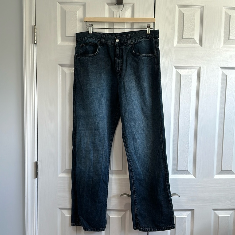 EUC Men’s Calvin Klein Relaxed Straight Jeans Size 34 (see photos for inseam)